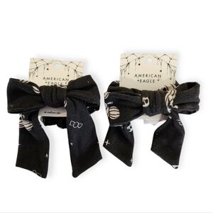 American Eagle Outfitters Disney Halloween Mickey Pumpkin Hair Ties Bundle Of 2